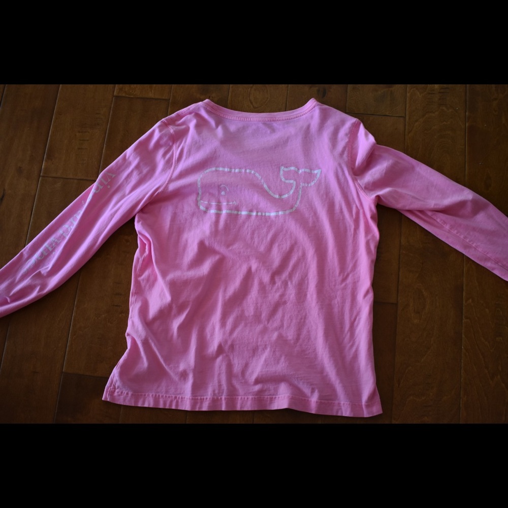 Vineyard Vines pink long sleeve
